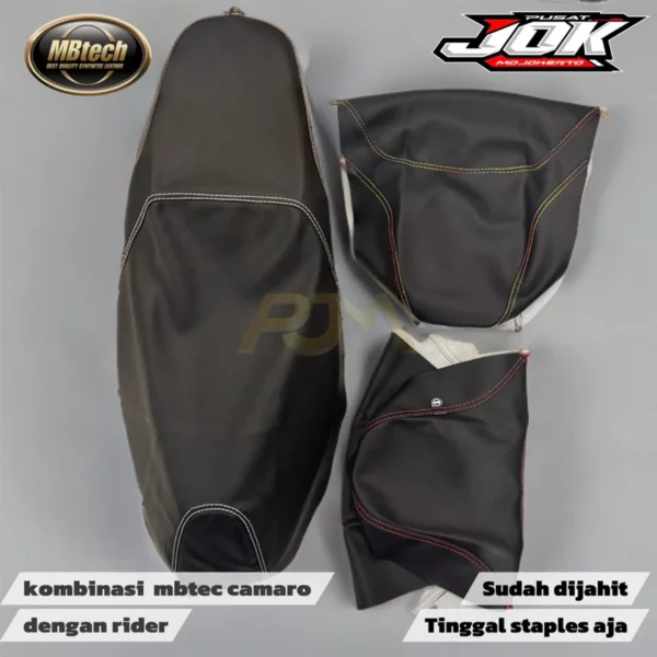 Kulit Jok Ori MB-TECH Jahit Tengah For VARIO NMAX AEROX PCX