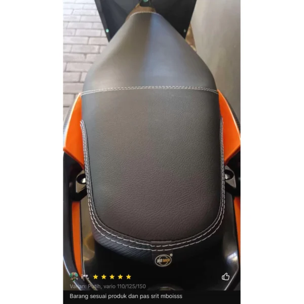 Kulit Jok Ori MB-TECH Jahit Tengah For VARIO NMAX AEROX PCX
