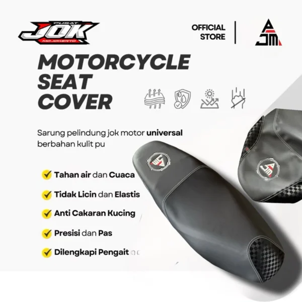 Cover Jok ʟᴀɴɢꜱᴜɴɢ ᴘᴀꜱᴀɴɢ Motor PJM X Carbon Catur Motot Vario beat Nmax PCX Supra X