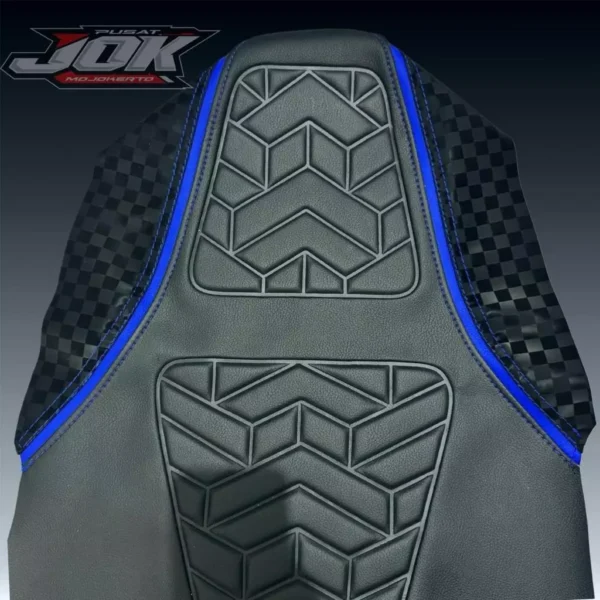 Cover Jok Motor model MOZAIK X CARBON CATUR for Vario/Beat/Nmax/PCX sarung jok vario 125