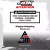 Cover Jok Motor model MOZAIK X CARBON CATUR for Vario/Beat/Nmax/PCX sarung jok vario 125