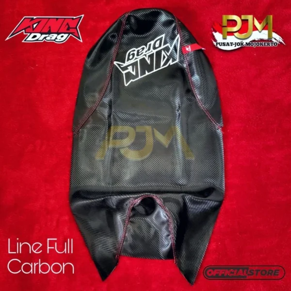 kulit Jok kingdrag line Carbon Beat Mio Nmax Scoopy Aerox